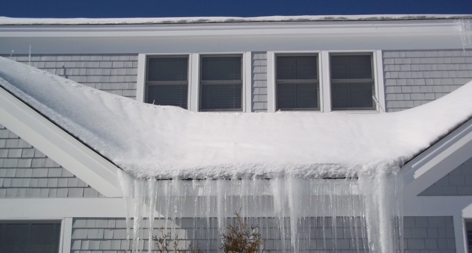Snow and Ice Dam Impact on Your Roof - TekRoof MetroWest, MA